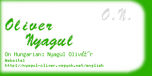 oliver nyagul business card